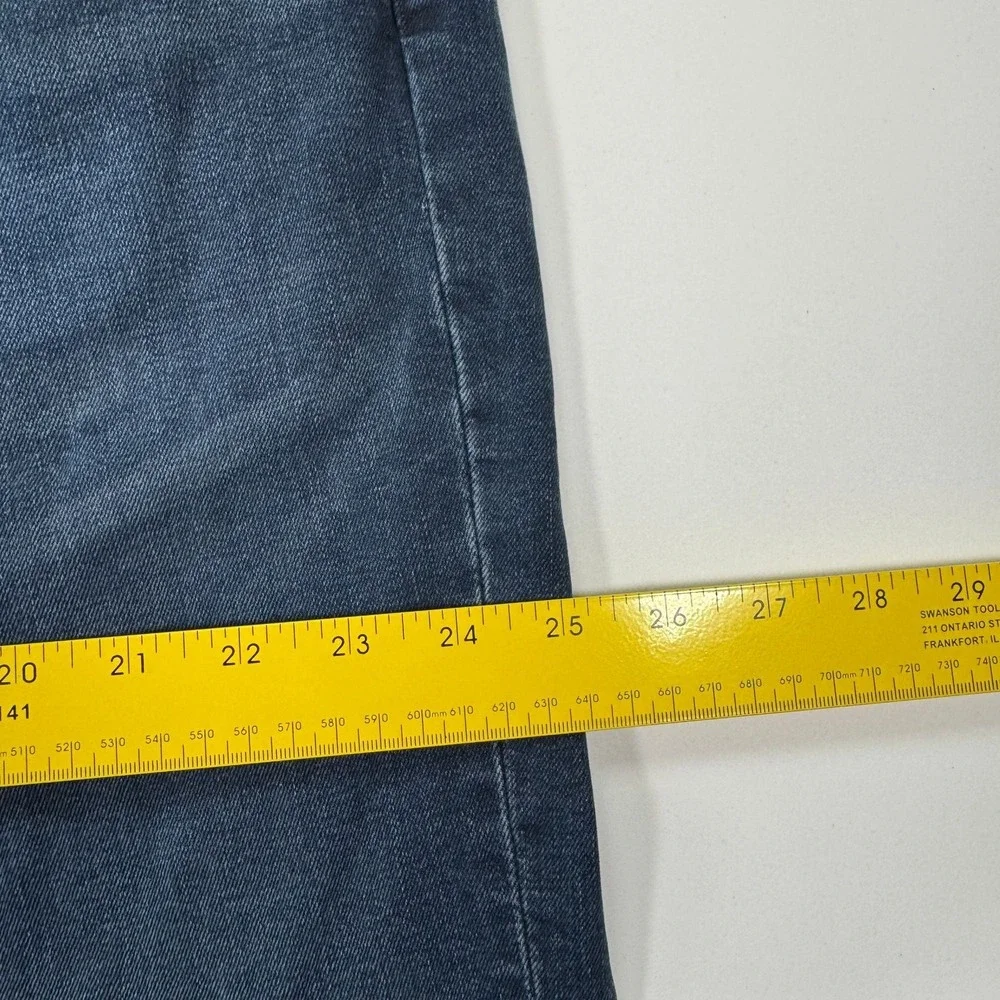 Levi's 514 Jeans Mens 46x31 Tagged 48x34 Dark Wash Straight Fit Denim Cotton